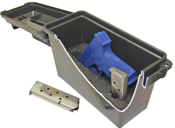 MTM TACTICAL PISTOLE TRANSPORTKISTE KOMPAKT SCHWARZ VE:8, #TPC1C