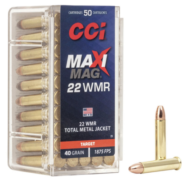 CCI MAXI MAG .22WMR 40GR TMJ, VPE: 50STÜCK, #0023