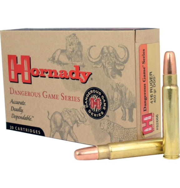 HORNADY DANGEROUS GAME .416 RUGER 400GR DGS, VPE: 20STÜCK, #82666