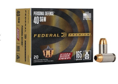 FEDERAL HYDRA-SHOK DEEP .40 S&W 165GR JHP, VPE:20STÜCK, #P40HSD1