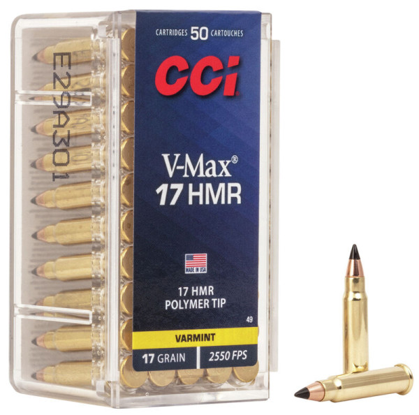 CCI V-MAX .17HMR 17GR V-MAX, VPE: 50STÜCK, #0049