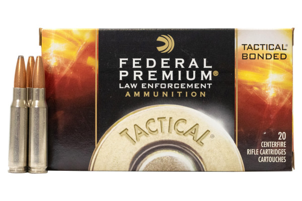 FEDERAL TACTICAL .308WIN 165GR BONDED SOFT POINT, VPE: 20STÜCK, #LE308T1