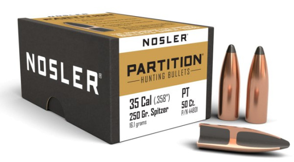 NOSLER PARTITION .35/.358 250GR SP, VPE: 50STÜCK, #44801