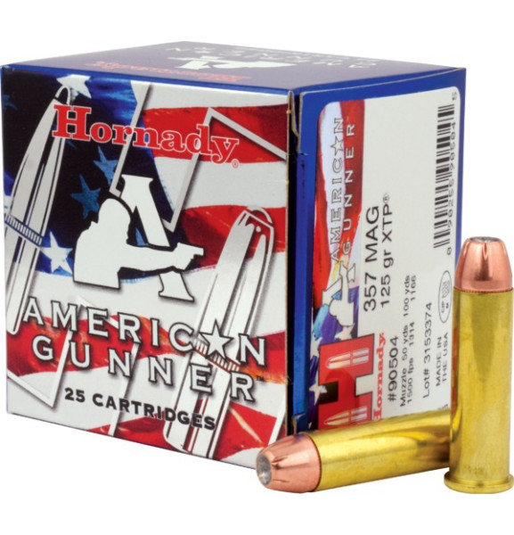 HORNADY AMERICAN GUNNER .357MAG 125GR XTP VPE: 25STÜCK, #90504