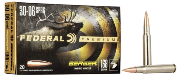 FEDERAL PREMIUM .30-06 SPRG 168GR BERGER HYBRID HUNTER, VPE: 20STÜCK, #P3006BCH1