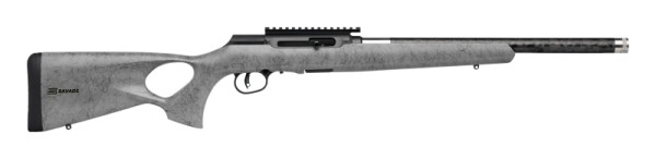 SAVAGE A22 TIMBERLITE THUMBHOLE SEMI AUTO .22LR, EAVY CARBON, #47253