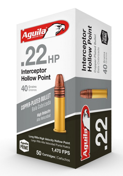 AGUILA INTERCEPTOR .22LR 40GR HP, VPE: 50STÜCK, #1B220321
