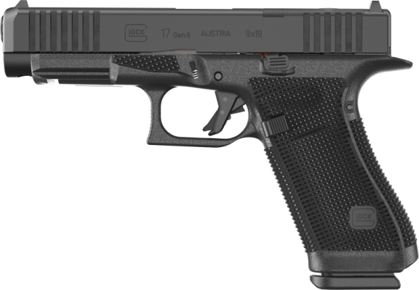 GLOCK PISTOLE G17 GEN6/OR/FS 9MM LUGER 4,5"/11,4CM VERSTELLBARE VISIERUNG/2KG STEUERFEDER, #18627