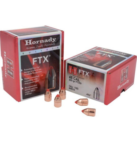 HORNADY FTX .45/.452 225GR, VPE: 100STÜCK, #45218