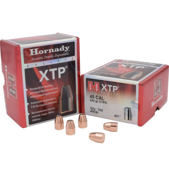 HORNADY XTP .45/.451 230GR HP, VPE: 100STÜCK, #45160