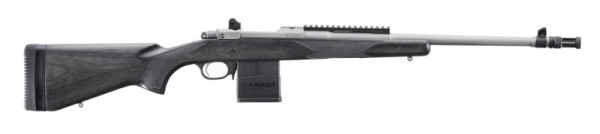 RUGER SCOUT RIFLE .308 WIN 18,7"/47,5CM 5/8"-24 LINKSHAND SCHWARZ, #06821