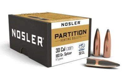 NOSLER PARTITION .30/.308 180GR SP, VPE:50STÜCK, #16331