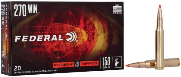 FEDERAL TIPPED FUSION .270 WIN 150GR, VPE:20STÜCK, #F270TFS2