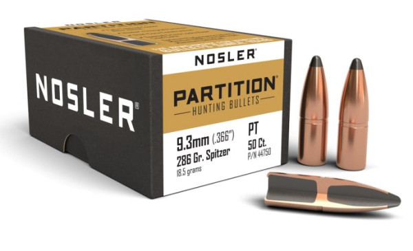 NOSLER PARTITION 9,3MM/.366 286GR SP, VPE:50STÜCK, #44750