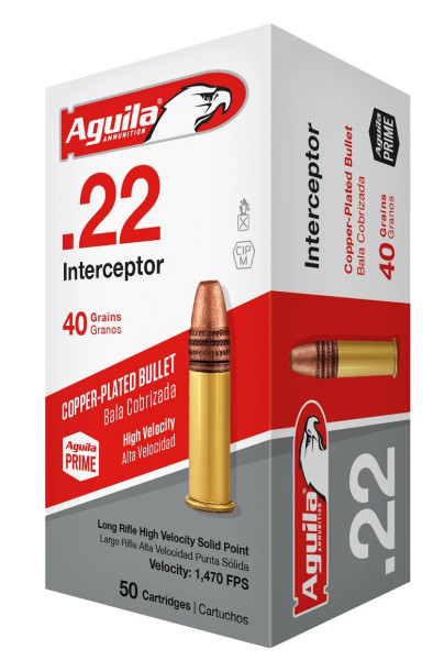AGUILA INTERCEPTOR .22LR 40GR SP, VPE: 50STÜCK, #1B220320