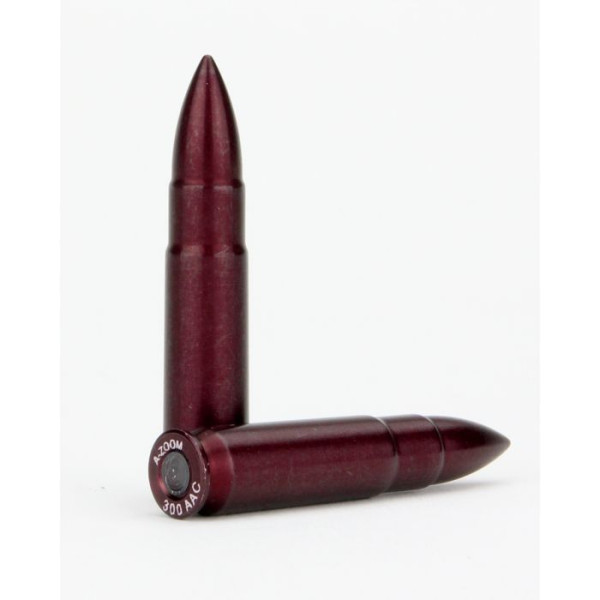 A-ZOOM PUFFERPATRONEN ALUMINIUM ELOXIERT .300-AAC 2STÜCK, #12271