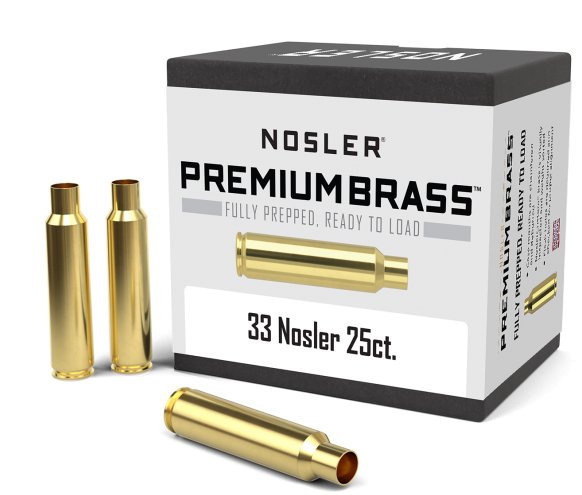 NOSLER HÜLSEN.33 NOSLER ; VPE: 25STÜCK, #10222