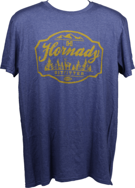 HORNADY T-SHIRT BLAU/GELB HORNADY OUTFITTER GR. XXXL, #99693XXXL