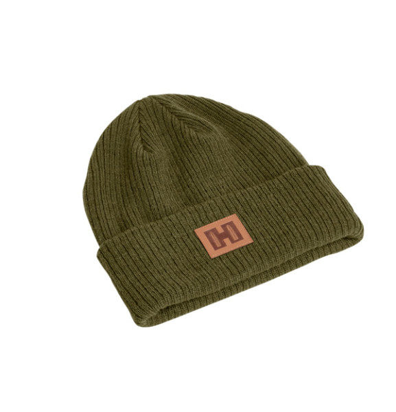 HORNADY STRICKMÜTZE (BEANIE) OLIVE "H", #99290