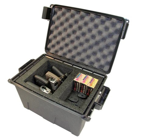 MTM TACTICAL PISTOL HANDGUN CASE DARK GREY 17,2X10,7X9,2_/44CMX27CMX23CM, #TPC4