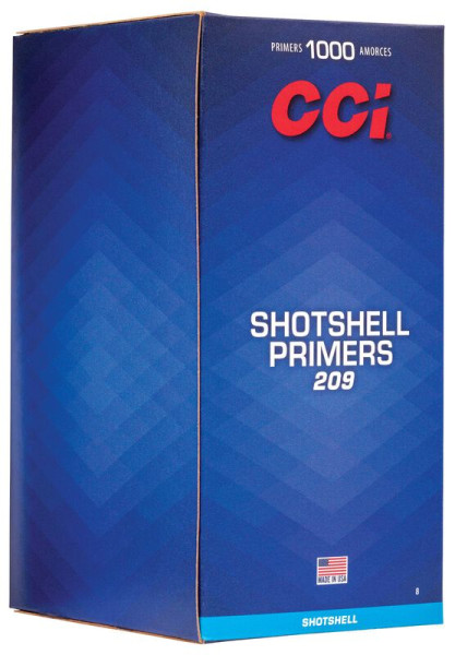 CCI ZÜNDER 209 SHOTSHELL, VPE: 1000STÜCK, #8