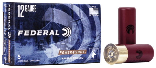 FEDERAL POWERSHOK 12/70 27SCHROTE 6,10MM 5STÜCK, #F1274B