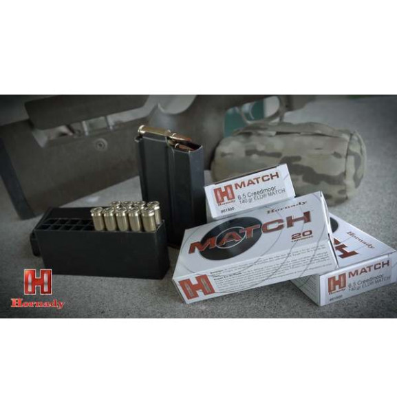 HORNADY MATCH 6.5 CREEDMOOR 140GR ELD MATCH, VPE: 20STÜCK, #81500