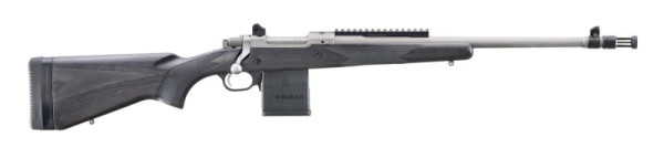 RUGER SCOUT RIFLE .308 WIN 18,7"/47,5CM 5/8"-24 SCHWARZ, #06822