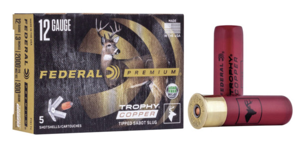 FEDERAL PREMIUM TROPHY COPPER SABOT SLUG 12/76, 300GR, VPE: 5STÜCK, #P151TC