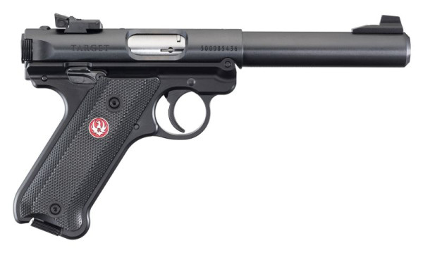 RUGER PISTOLE MARK IV TARGET .22 LR 5,5"/13,98CM BRÜNIERT, #40101