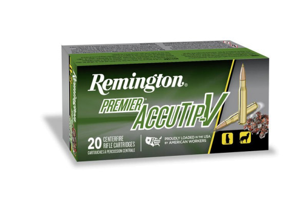 REMINGTON PREMIER MATCH .223 REMINGTON 50GR ACCU TIP-V, VPE: 20STÜCK, #29184