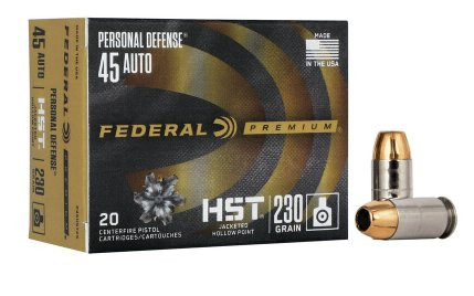 FEDERAL PREMIUM PERSONAL DEFENSE P&R .45 AUTO 230GR JHP, VPE:20STÜCK, #P45HST2S