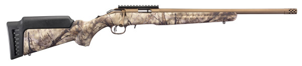 RUGER AMERICAN® RIMFIRE .17 HMR 18"/46CM CAMO 1/2"-28, #08374
