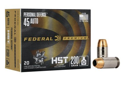 FEDERAL HST .45 AUTO 230GR HP, VPE:50STÜCK, #P45HST2