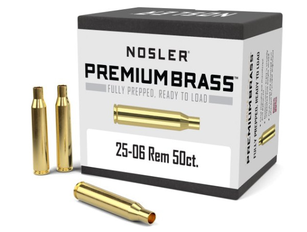 NOSLER CUSTOM HÜLSEN .25-06 REMINGTON, VPE: 50STÜCK, #10132