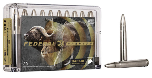FEDERAL PREMIUM .416 REM MAG 400GR TROPHY BONDED BEAR CLAW, VPE: 20STÜCK, #P416RT1