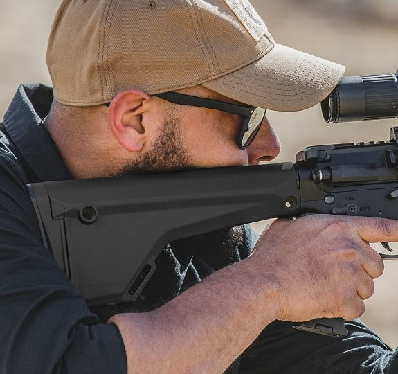 MAGPUL MOE RIFLE STOCK BLACK, #MAG404-BLK
