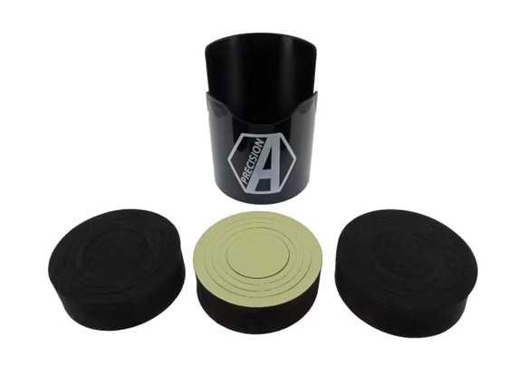 ALPHA PRECISION X-RACK SCHALLDÄMPFERHALTER SCHWARZ, #0075