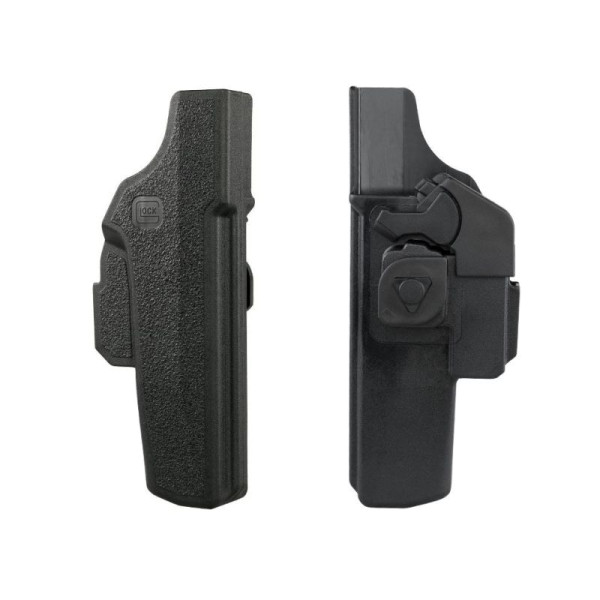 GLOCK SAFETY HOLSTER MIT KURZER TRÄGERPLATTE 44MM RECHTS, #3631