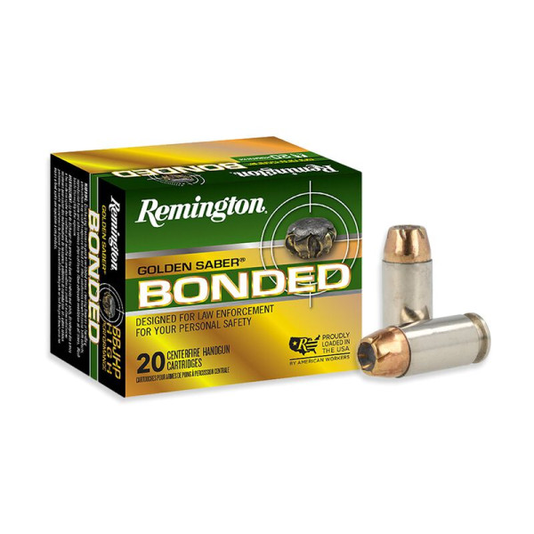 REMINGTON GOLDEN SABER BONDED .40 S&W 180GR BJHP BONDED, VPE: 20STÜCK, #29365