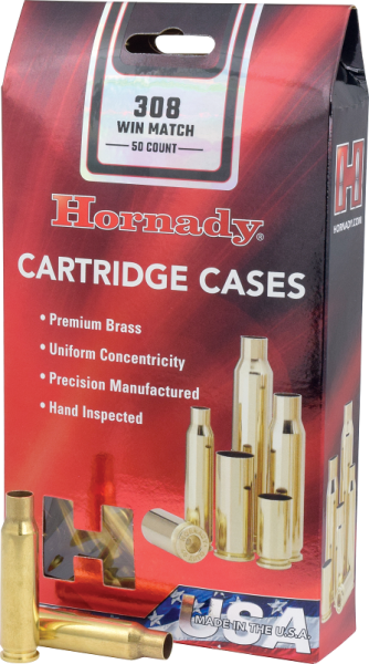 HORNADY HÜLSEN.308WIN MATCH VPE: 50STÜCK #8661