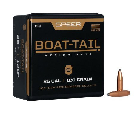 SPEER BOAT-TAIL .25/.257 120GR BT,VPE:100STÜCK, #1410