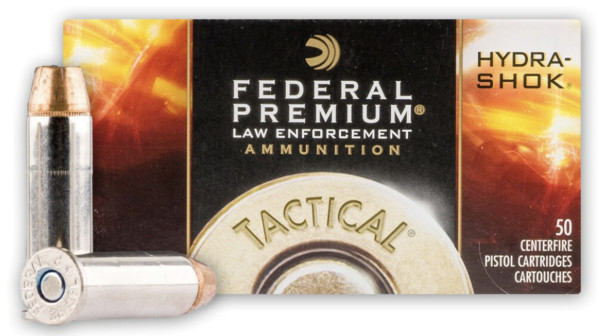 FEDERAL TACTICAL .38 SPECIAL +P, 129GR HYDRA-SHOK JHP, VPE: 50STÜCK, #P38HS1G