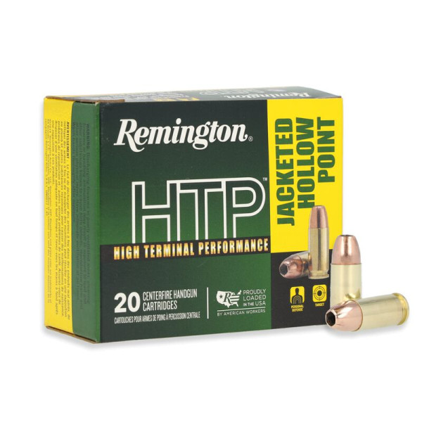 REMINGTON HIGH TERMINAL PERFORMANCE 9MM LUGER 115GR JHP, VPE: 20STÜCK, #28288