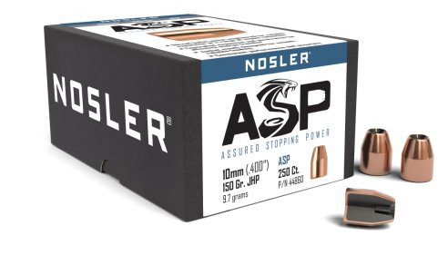 NOSLER 10MM/.400 150GR JHP, VPE: 250STÜCK, #44860