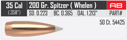 NOSLER ACCUBOND .35/.358 200GR VPE: 50STÜCK #54425