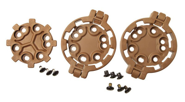 BLACKHAWK CQC QUICK DISCONNECT KIT COYOTE TAN 2X FEMALE / 1X MALE, #430950CT