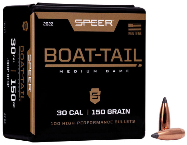 SPEER BT .30/.308 150GR, VPE: 100STÜCK, #2022
