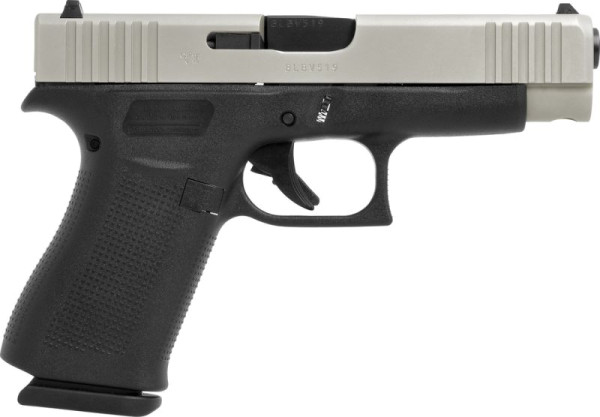 GLOCK PISTOLE G48 FS SLIM 9MM LUGER 4,2"/10,6CM SILBER, #47837