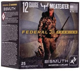 FEDERAL 12/76 12GA 3" 1-3/8OZ 4 BISMUTH, VPE:25STÜCK, #PBIX1374